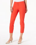 Alfani Womens Hollywood Casual Cropped Pants Red, Size 8 by Vanessa Jane