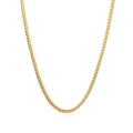 10k Yellow Gold Classic Solid Miami Cuban Chain (3.20 mm) by Avera Group