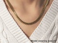 14k Yellow Gold Polished Miami Cuban Chain Necklace by Avera Group