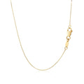 14k Yellow Gold Thin Textured Bar Necklace by Avera Group