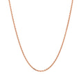 14k Rose Gold Diamond Cut Cable Link Chain (1.30 mm) by Avera Group