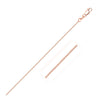 18k Rose Gold Classic Box Chain (0.60 mm)