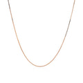 18k Rose Gold Classic Box Chain (0.60 mm) by Avera Group