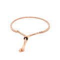 Adjustable Tennis Style Bracelet with Cubic Zirconia in Sterling Silver (5.10 mm) by Avera Group