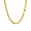 4.1mm 14k Yellow Gold Diamond Cut Round Franco Chain by Avera Group