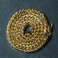 4.1mm 14k Yellow Gold Diamond Cut Round Franco Chain by Avera Group