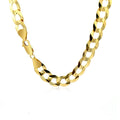 Solid Curb Chain in 14k Yellow Gold (11.23 mm) by Avera Group