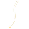 14k Yellow Gold Ppillon Butterfly Necklace by Avera Group