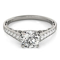 14k White Gold Cathedral Design Diamond Engagement Ring (1 1/4 cttw) by Bids.com