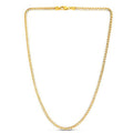 14k Yellow Gold Round Pave Franco Chain (4.00 mm) by Avera Group