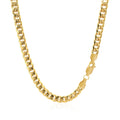 10k Yellow Gold Miami Cuban Semi Solid Chain (4.50 mm) by Avera Group