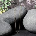 10k Yellow Gold Diamond Cut Cable Link Chain (0.87 mm) by Avera Group