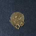 14k Yellow Gold Diamond Cut Cable Link Chain (0.68 mm) by Avera Group