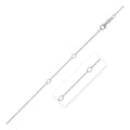 Adjustable Cable Chain in 14k White Gold (0.97 mm) by Avera Group