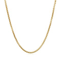 14k Yellow Gold Solid Round Box Chain 1.6 mm by Avera Group