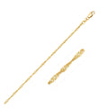 10k Yellow Gold Singapore Chain (1.50 mm) by Avera Group