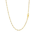 10k Yellow Gold Singapore Chain (1.50 mm) by Avera Group
