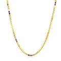 14K Yellow Gold Classic Box Chain (1.70 mm) by Avera Group
