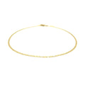 14k Yellow Gold Mariner Link Anklet 1.7mm by Avera Group
