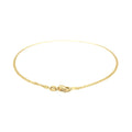 14k Yellow Gold Mariner Link Anklet 1.7mm by Avera Group