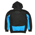 Paneled Pullover Hoodie - Azure / Black by Richmond Hood Company