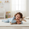 Long Ear Bunny Stuffed Animal - 14" Ultra Soft Plush | Cream by ozznekshoes
