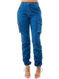 High Waist Cargo Joggers by The House of Stylez