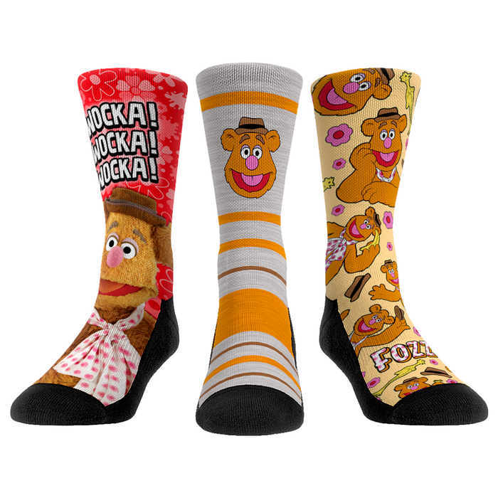 Fozzie Bear - 3-Pack by Rock 'Em Socks