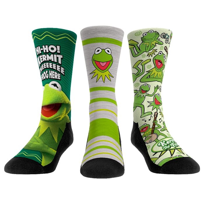 Kermit the Frog - 3-Pack by Rock 'Em Socks