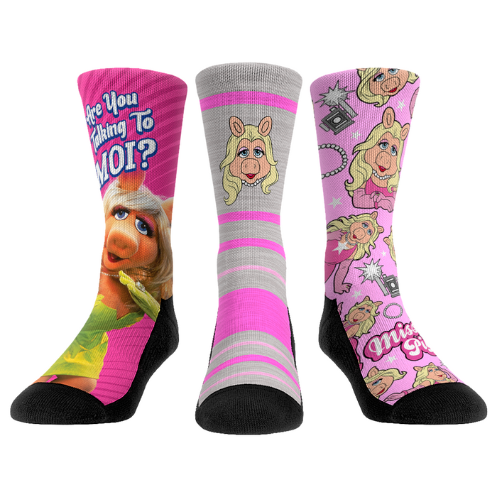 Miss Piggy - 3-Pack by Rock 'Em Socks