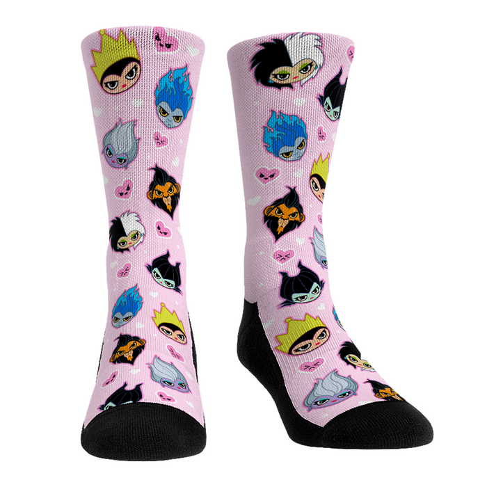 Disney Villains - Villaintine's Chibi (Pink) by Rock 'Em Socks