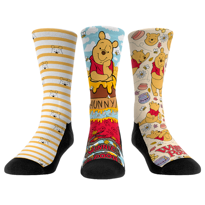 Pooh - 3-Pack by Rock 'Em Socks