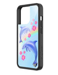 Dolphin Love iPhone Case by Wildflower Cases
