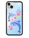 Dolphin Love iPhone Case by Wildflower Cases