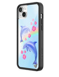 Dolphin Love iPhone Case by Wildflower Cases