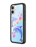 Dolphin Love iPhone Case by Wildflower Cases