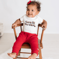 graphic bodysuit | born in the usa by Finn + Emma