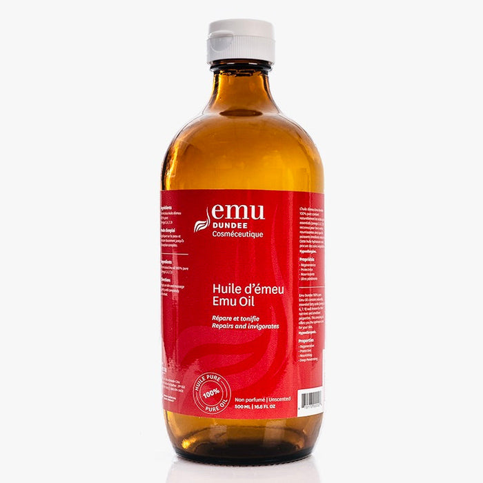 Emu Oil, Liquid, 500 mL (Bulk Supply) by Pasteur Pharmacy
