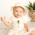 reversible bucket hat | busy bees by Finn + Emma