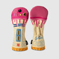 Pink Ice Cream Robot Cover by Guerrilla Golf