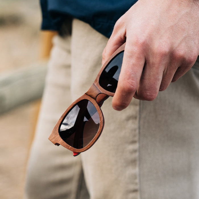 Traveler | Natural | Wooden Sunglasses by TMBR