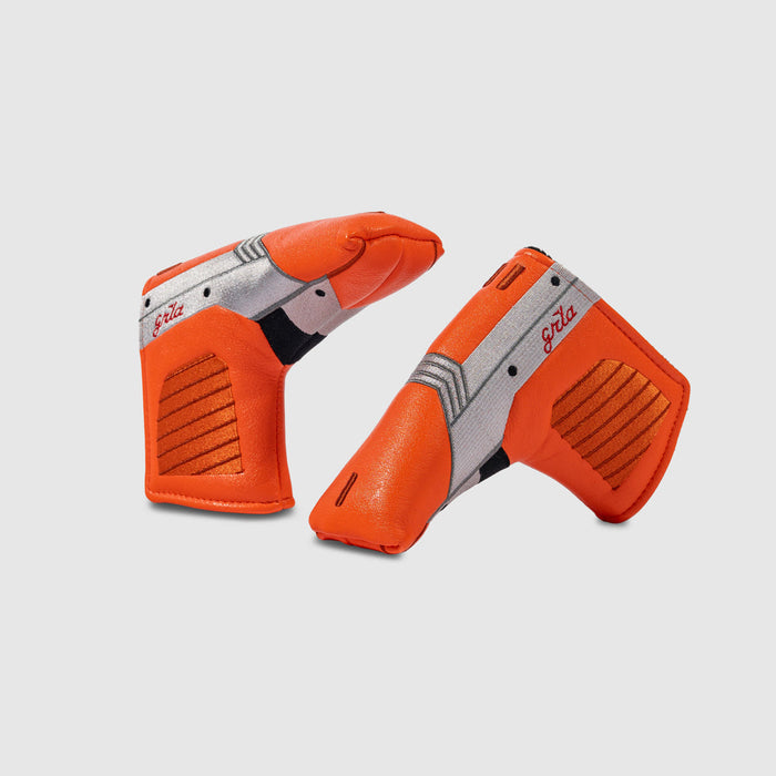 Orange Heater Blade Putter Cover by Guerrilla Golf