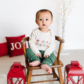 graphic bodysuit | my first christmas (long sleeve) by Finn + Emma