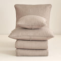DaDa Bedding Neutral Taupe Beige Sandy Elegant Matelasse Cotton Quilted Bedspread Set (JHW-585) by DaDalogy Bedding Collection