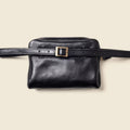 Leather Fanny Pack - Black by CASUPO