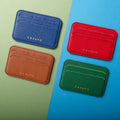 Mag Safe Leather Wallet with RFID - Red by CASUPO
