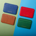Mag Safe Leather Wallet with RFID - Cobalt by CASUPO