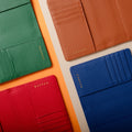 Leather Passport Wallet with RFID - Green by CASUPO