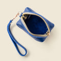 Mini Zipper Bag with Wristlet - Cobalt Blue by CASUPO