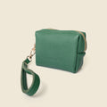 Mini Zipper Bag with Wristlet - Green by CASUPO